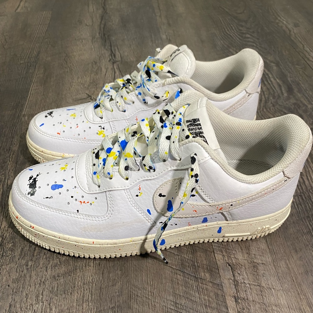 NIKE AIR FORCE 1 '07 LV8 Paint Splatter Sneakers